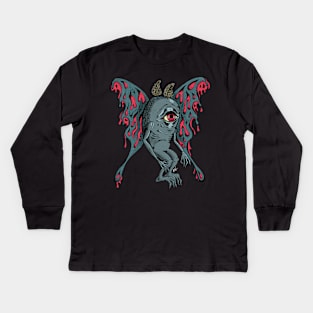 Mothman Kids Long Sleeve T-Shirt